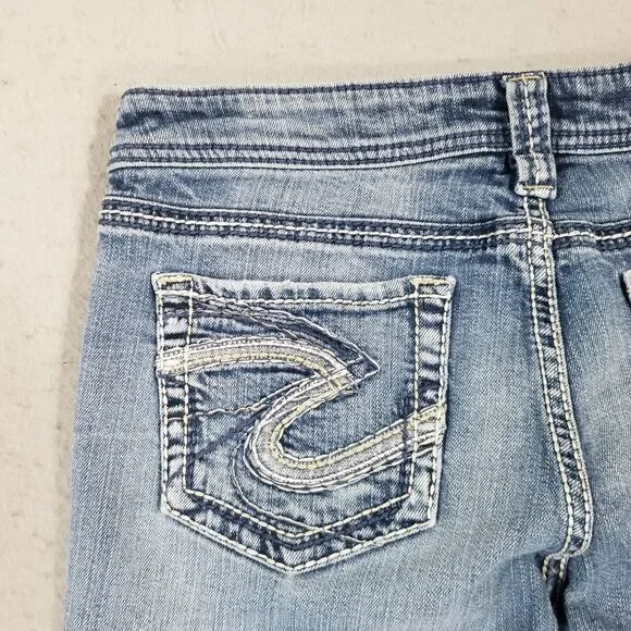 Silver Jeans Women's Boot Cut Light Blue - Picture 8 of 15